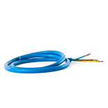 PUxI Gummileitung H07RN-F 3G1,5 blauer Mantel RAL-5015, Wunschlänge/Schnittlänge bis 100m